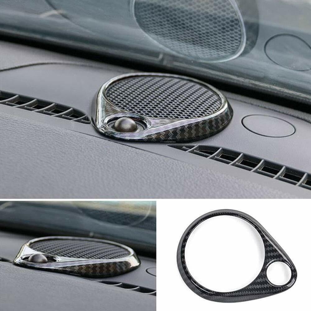 For Jeep Grand Cherokee 2011-2020 ABS Carbon Fiber Dashboard Speaker Cover Trim