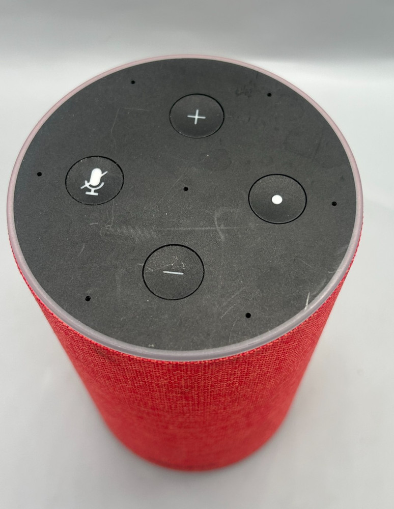 Amazon Echo (2nd Generation) Smart Speaker Alexa - Red