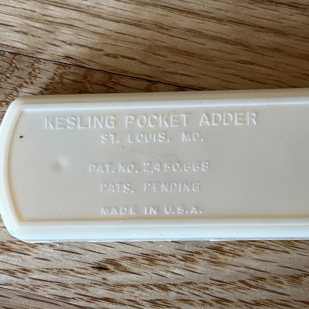 Kesling Pocket Adder KES-ADD Adding Machine