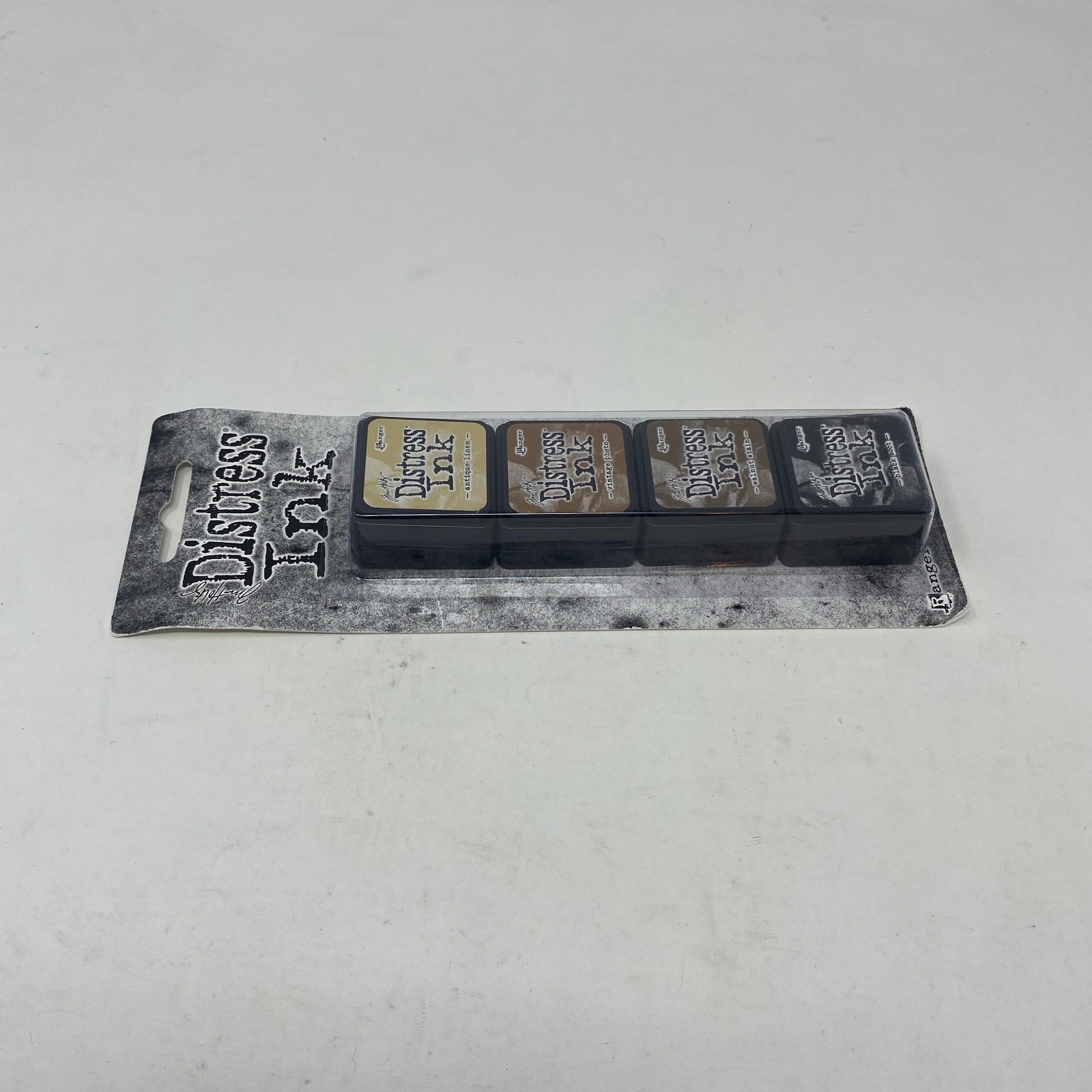 Ranger Tim Holtz Distress Ink Minis Kit 3 - Antique Linen, Vintage Photo, Walnut