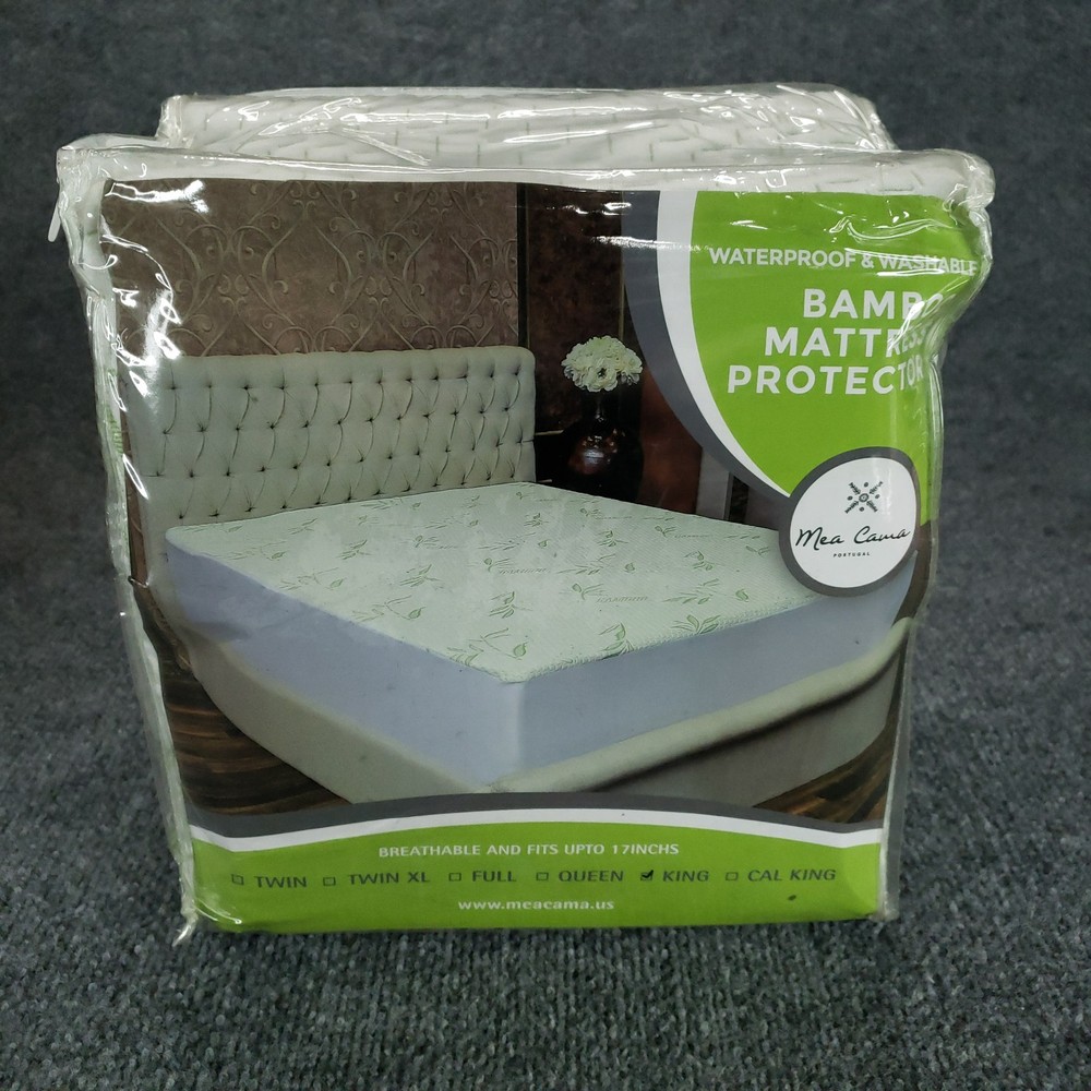 Mea Cama Bamboo Mattress Protector Breathable Waterproof Washable