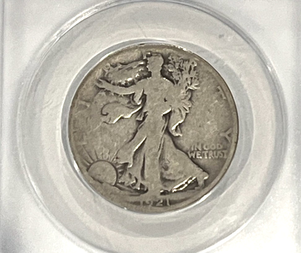 1921-D Walking Half : ANACS G4