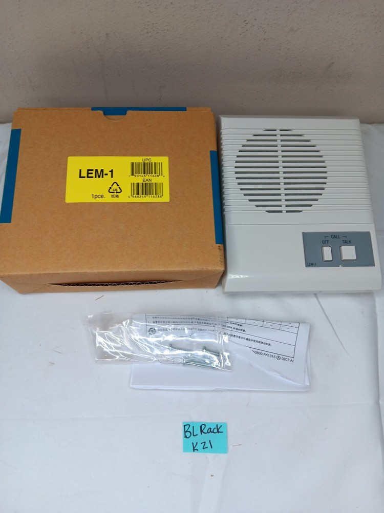 Aiphone LEM-1 Open Voice Master Intercom Accepts One Door or Sub-Master Intercom