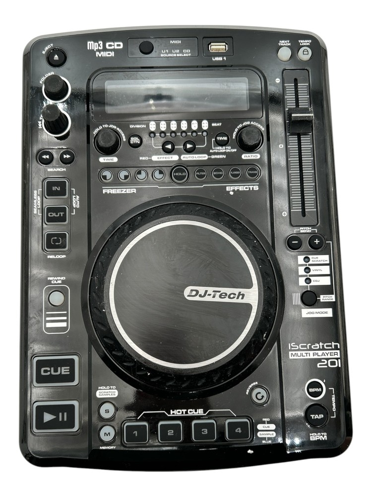 DJ Tech A-B Box 10"x13"x10" USB MIDI DJ Controller (ISCRATCH201)