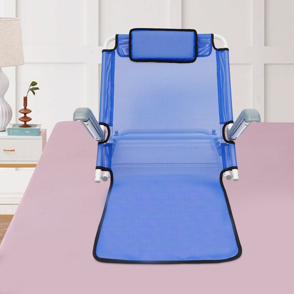 Bed Backrest Support, Foldable Sit-up Back Rest, Patient Care Bed Chair