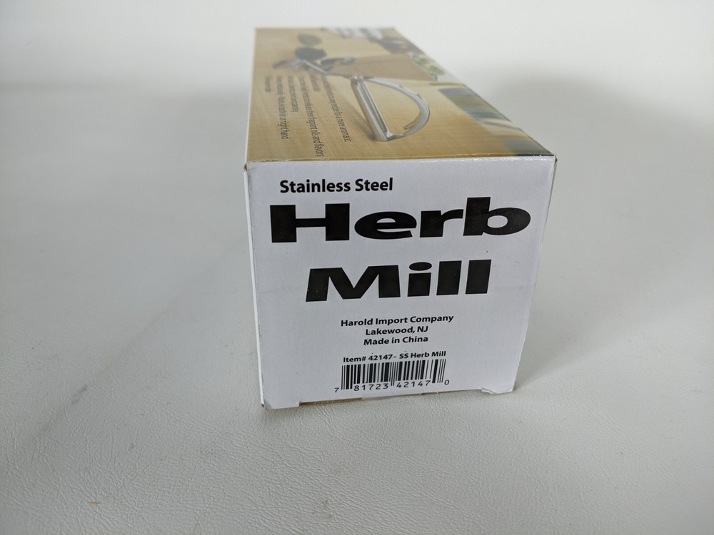 18|8 Stainless Steel Herb Mill