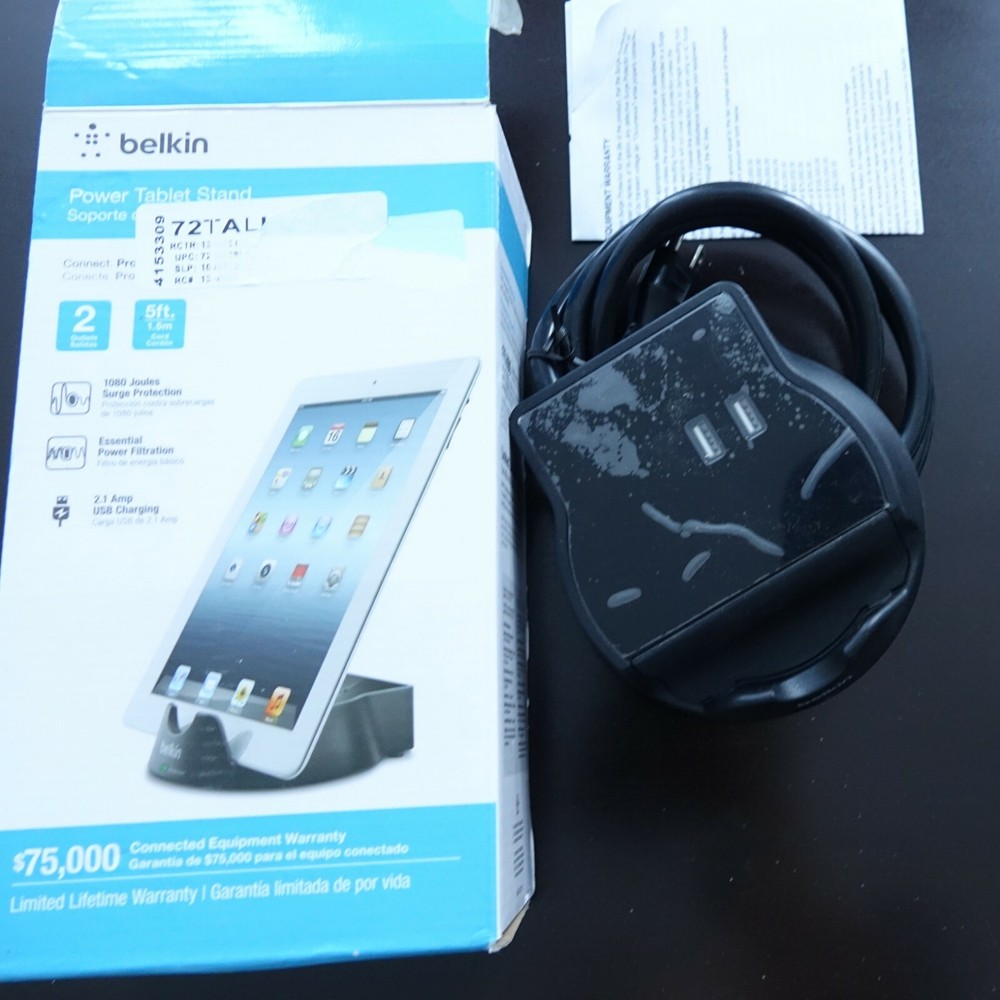 Belkin Power Tablet Stand with 2.1A USB Charging