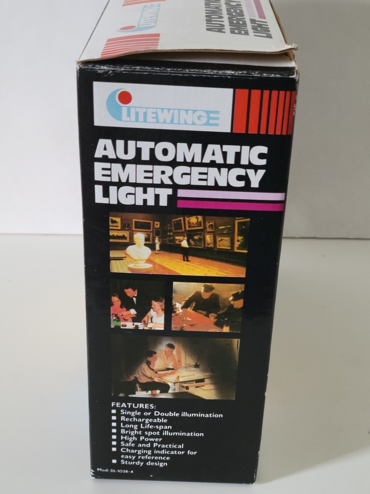Automatic Emergency Light Model Color White SKU 38013