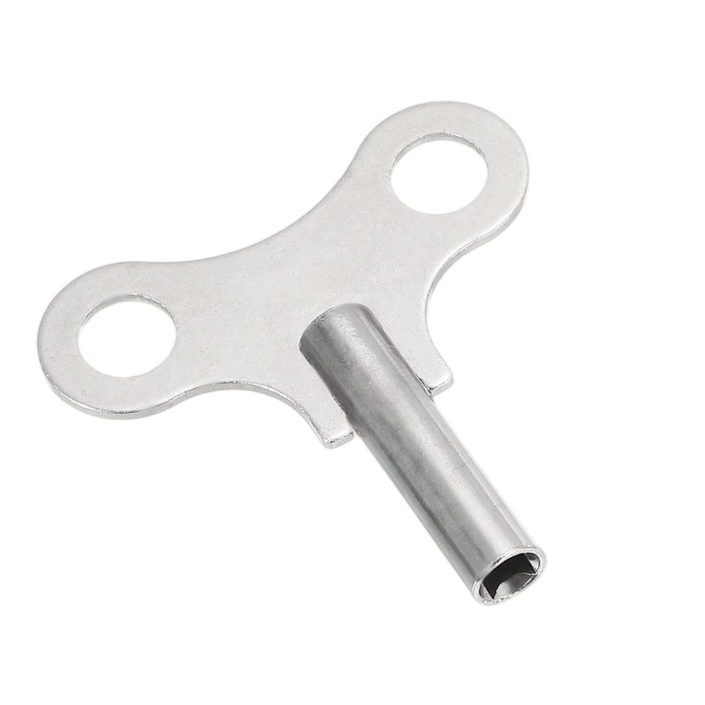 4.4mm x 52mm Wrench Clock Key for Winding, Silver