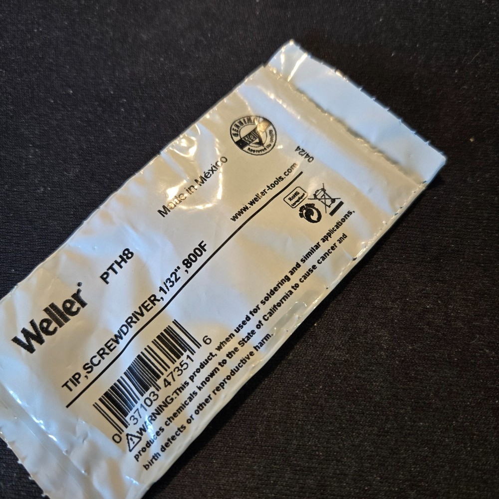 Weller PTH8 Soldering Tip 1/32" - NEW