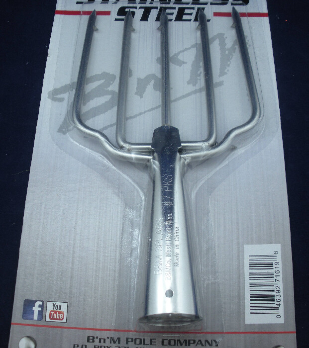 B & M 7PKS Fish Spear Stainless Steel