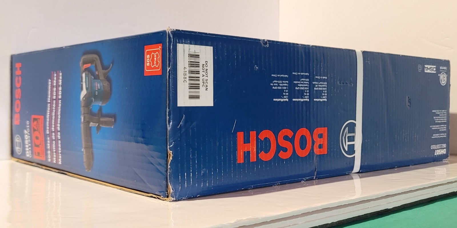 Bosch DH507 SDS-Max Corded Concrete Demolition Hammer Chipper Chipping Gun NEW