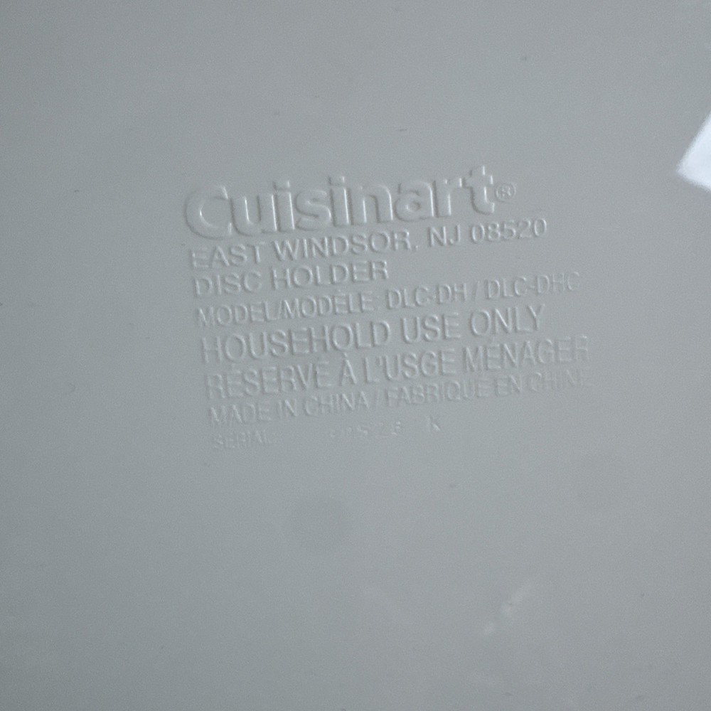 Cuisinart Custom Prep II Food Processor Lot Disc Replacement