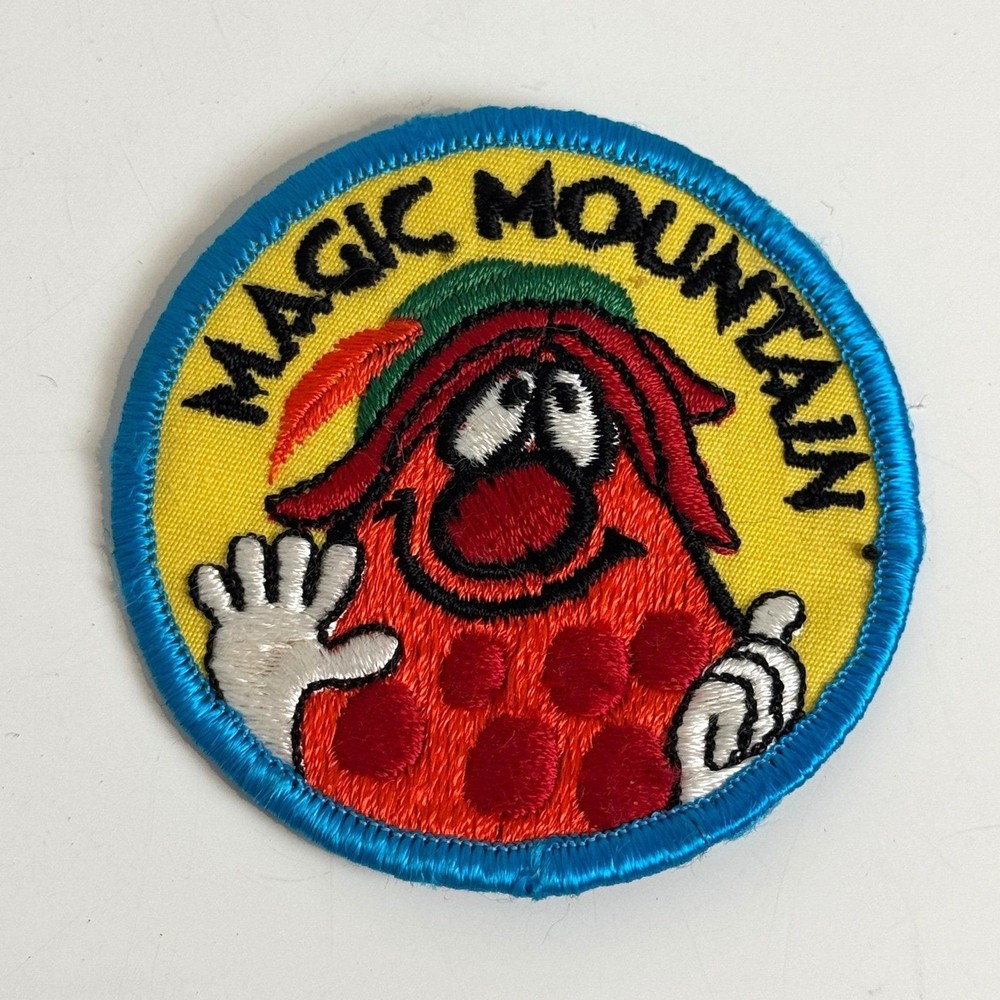 Vintage Magic Mountain Six Flags California Troll Patch 80s