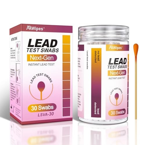 Lead Test Kit Swabs Enhanced Lead Testing Formulation at Home Lead Paint 30