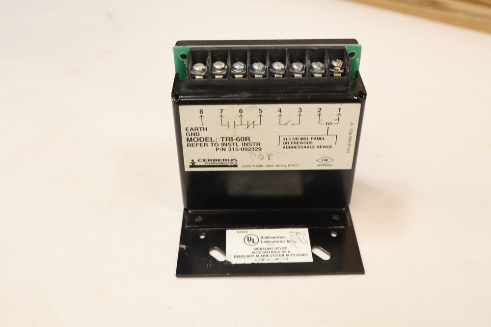 CERBERUS PYROTRONICS MODEL:TRI-60R RELAY Module Excellent Used Condition