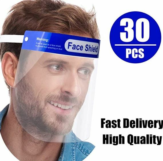 Protective Face Shields - PPE (30 pcs)