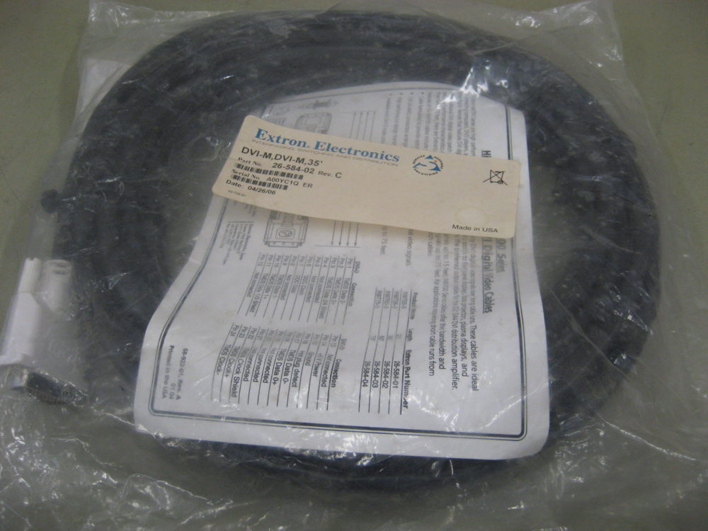 Extron Electronics 26-584-02 High Performance Digital Video Cable