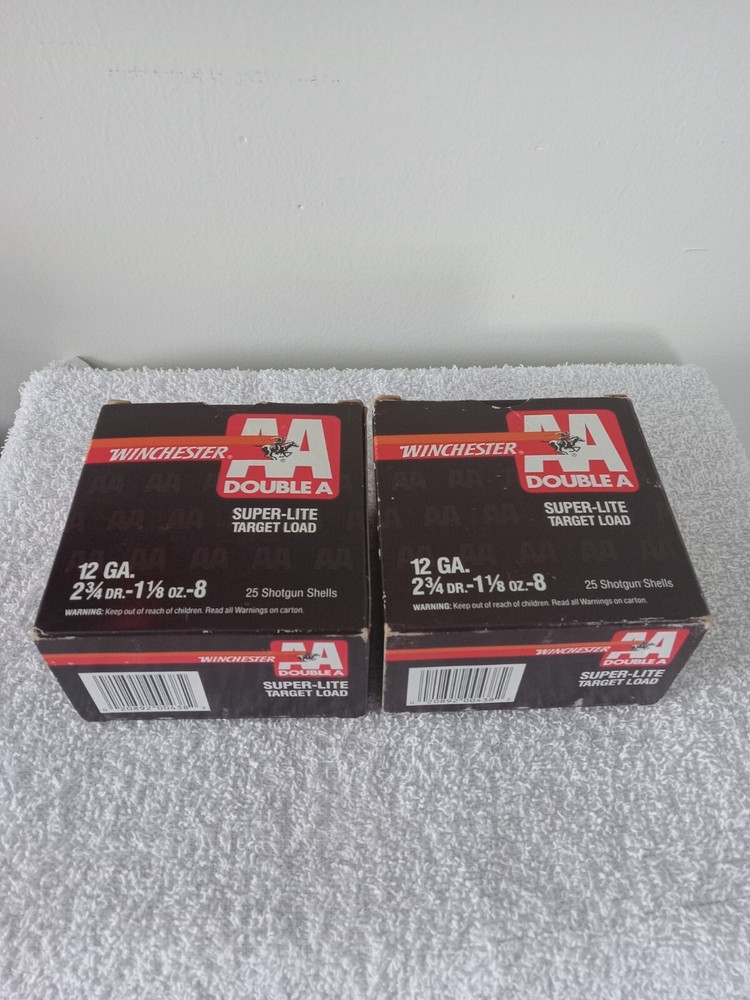 Vintage Winchester AA Shell Box 12ga Double A Target Loads