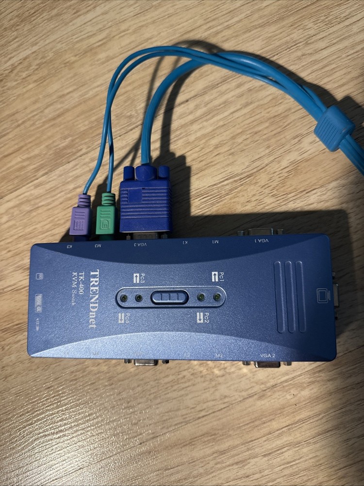 TRENDNET TK-400 PS/2 KVM SWITCH – 4 PORTS EXTERNAL