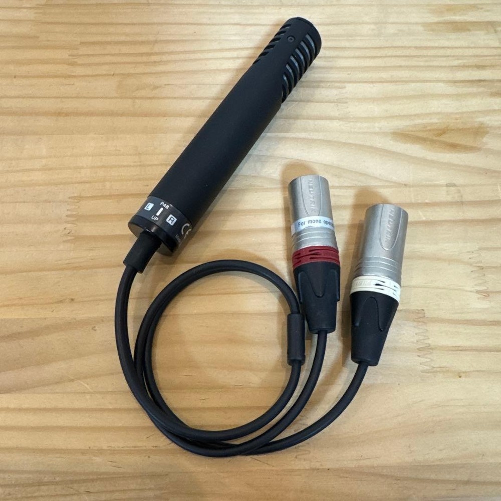 SONY ECM-MS2 PROFESSIONAL MICROPHONE Mono Stereo Electret Condenser