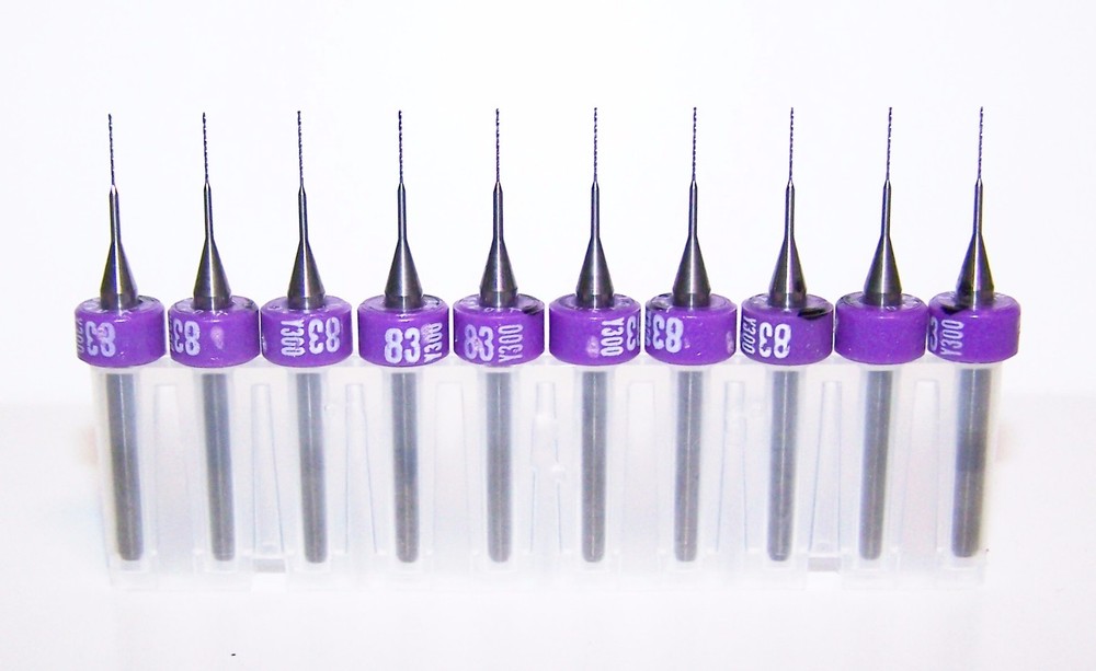 (10) #83 (.0120")  Printed Circuit Board Drills (PCB)