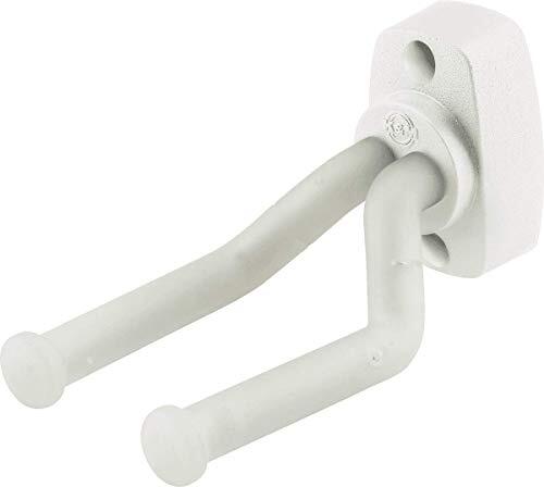 OB K&M Stands K&M Guitar wall mount - white with translucent support elements