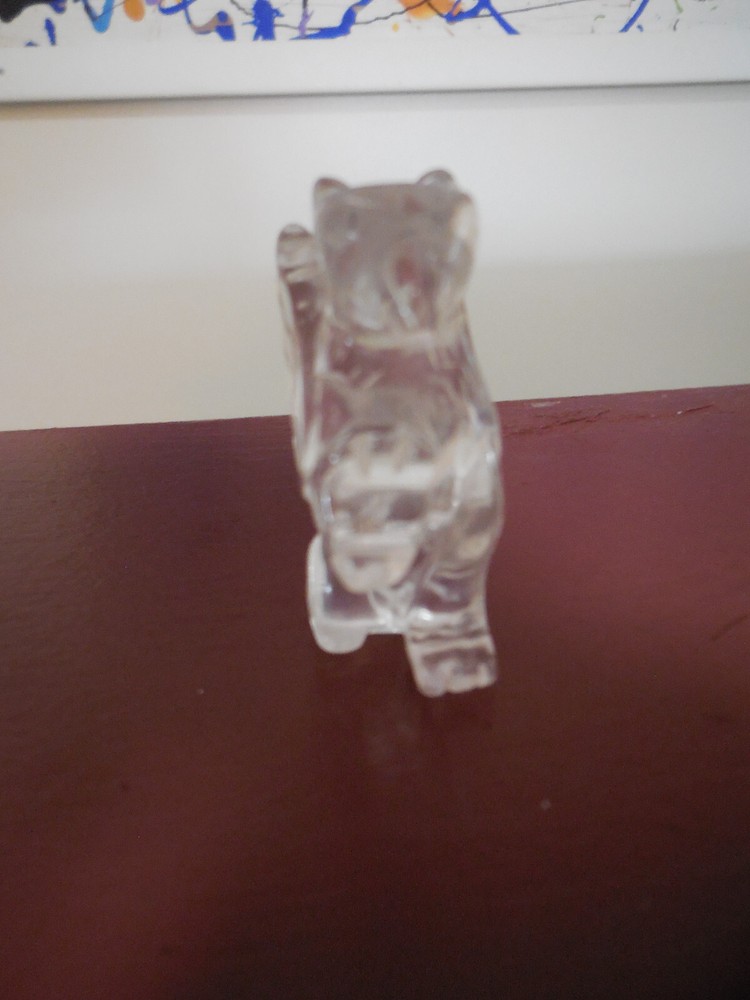 Crystal Carved Griffin Figurine