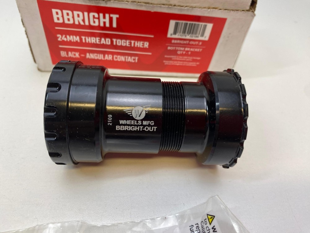 new Wheels Mfg BBRight Threaded Bottom Bracket - Angular Contact Bearings