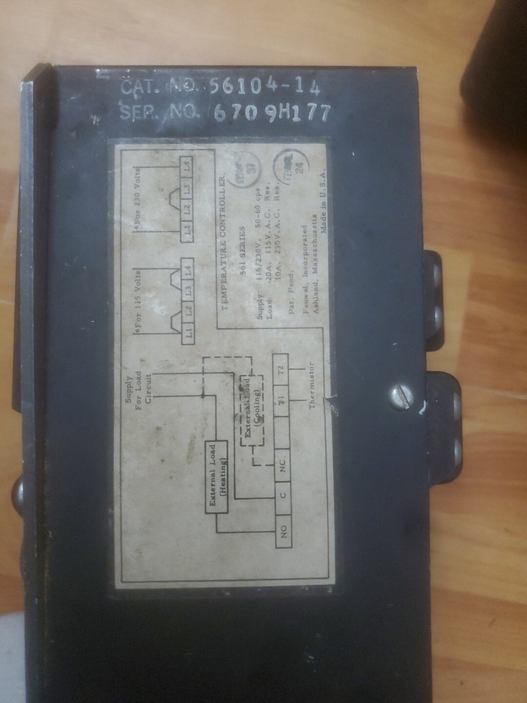 Fenwal 56104-14 Temperature Controller Read Description Free Shipping