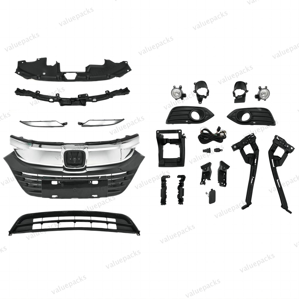20PC For HR-V 2019-22 Bumper Radiator Support Cover Grille Fog light Bracket Kit