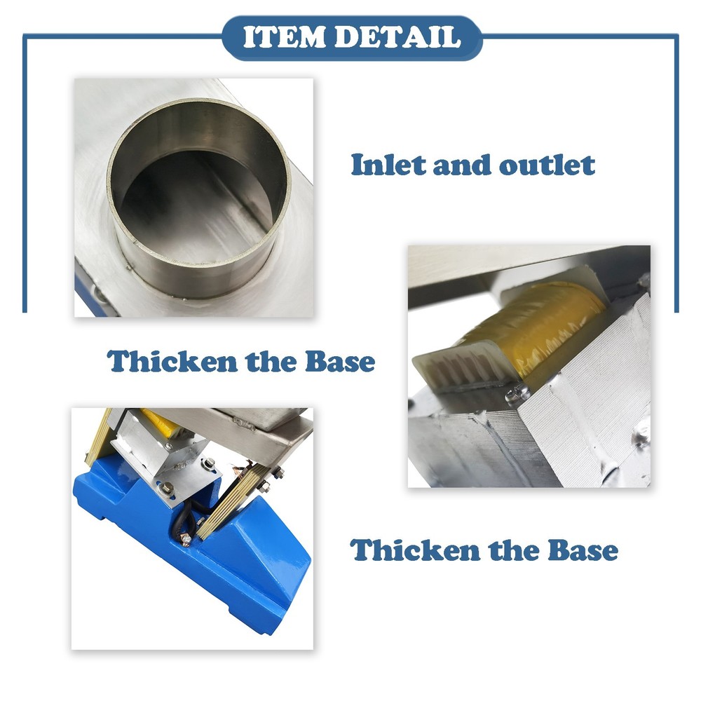 110V GZV-3 Small Electromagnetic Vibration Feeder with Controller Shaking Feeder