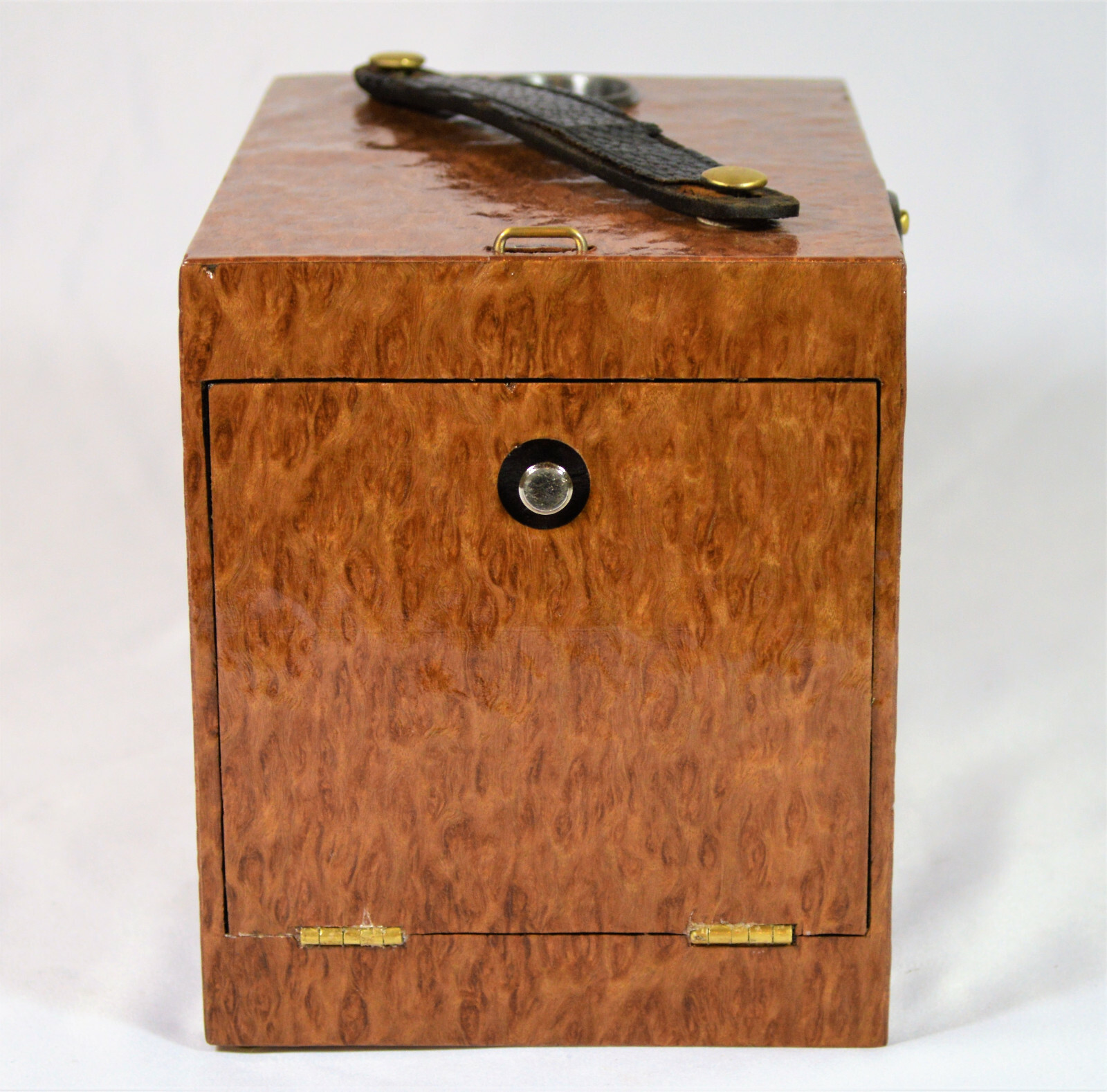 BOX CAMERA 123yr. ANTIQUE WESTERN MAGAZINE CYCLONE NO 5 c.1898 CUSTOM EUCALYPTUS