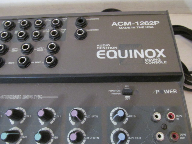 Audio Centron Equinox Mixing Console ACM-1262P