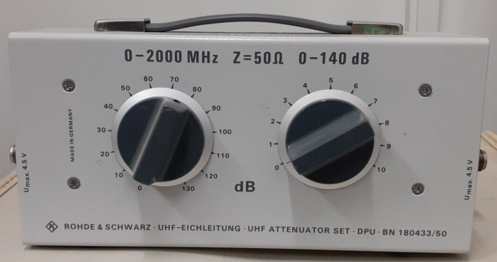 ROHDE & SCHWARZ UHF VARIABLE ATTENUATOR SET