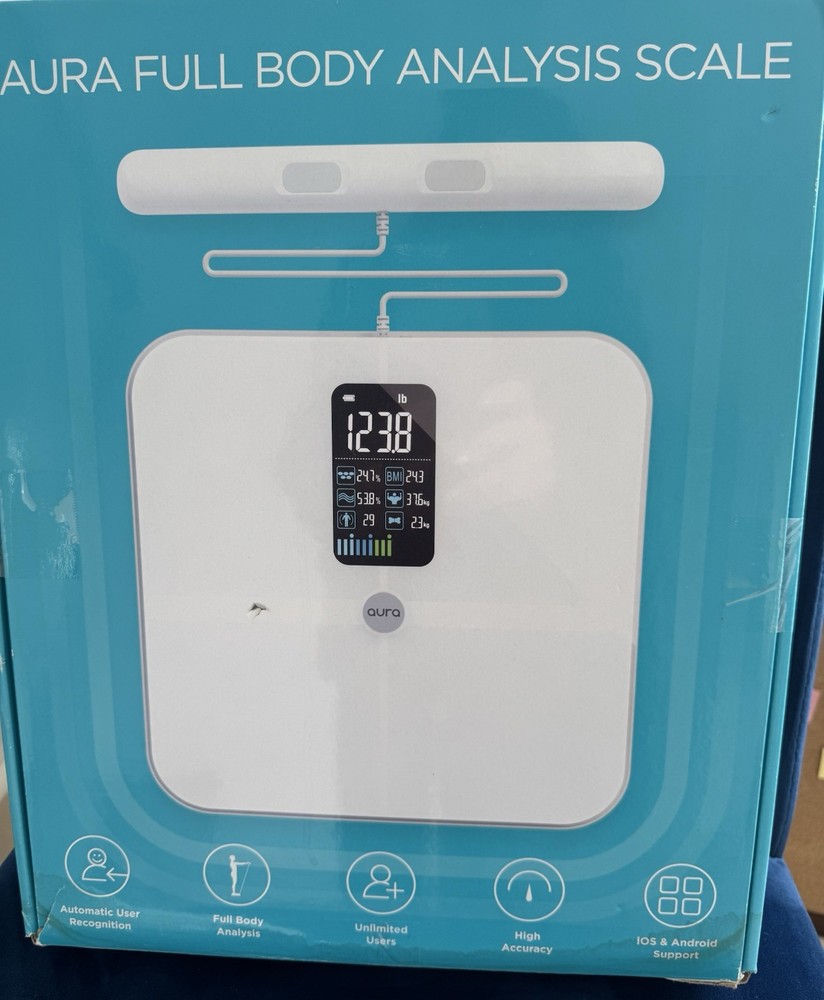 Aura Full Body Analysis Scale Bluetooth Charging Cable New (Open Box)