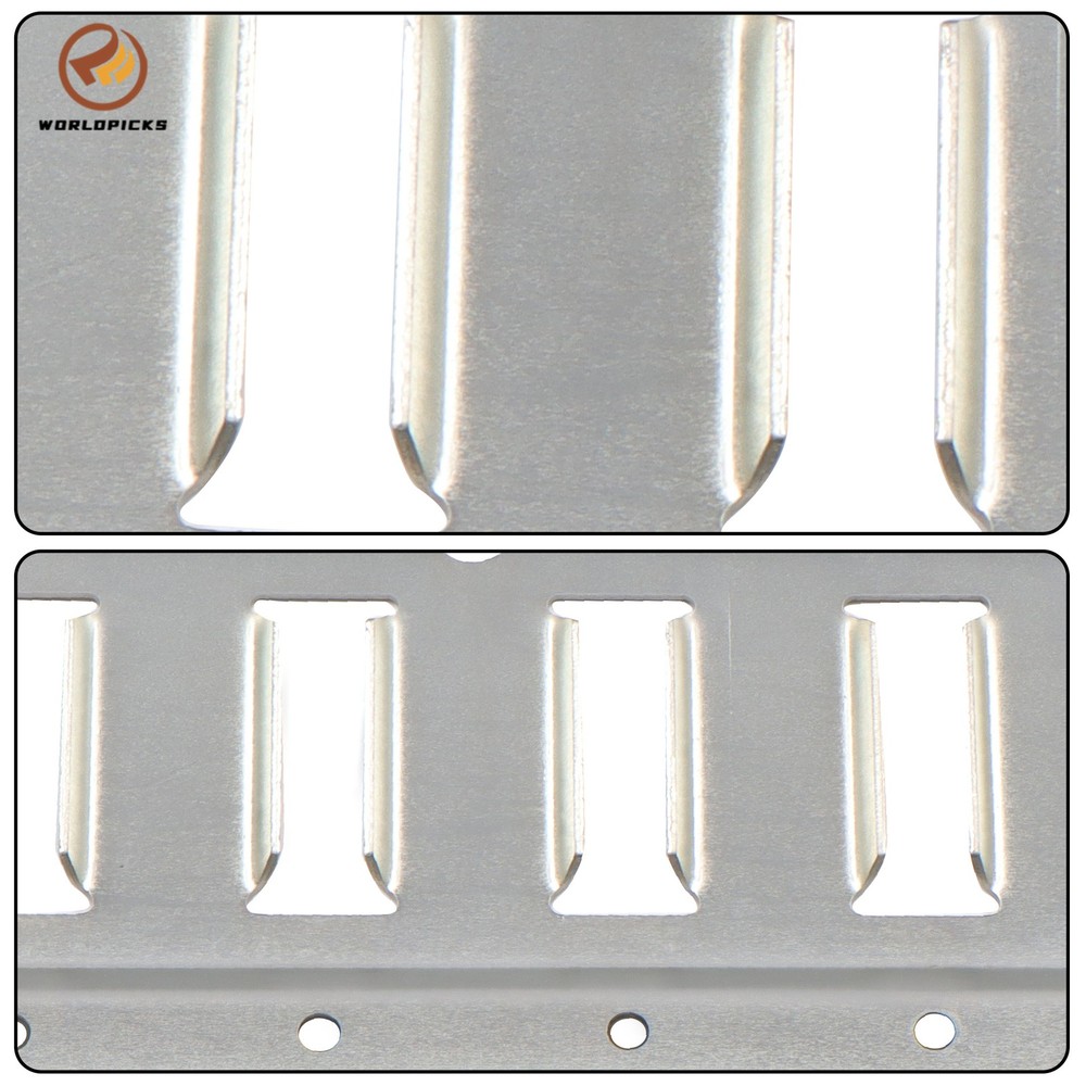 5' E Track Tie Down Rail 6 Pieces, Silver Galvanized, Universal Cargo Rail