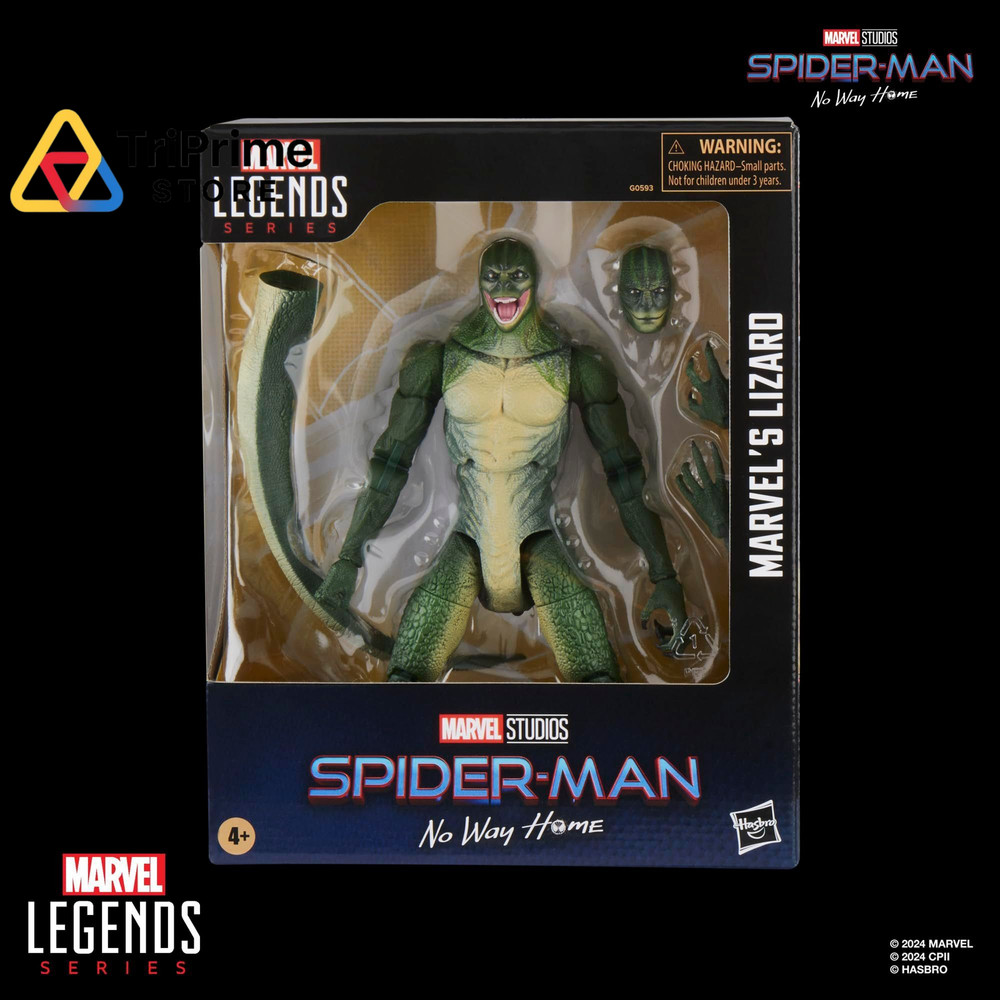 Marvel Legends Series Lizard, 6 inches (scale), 8.8 (height)