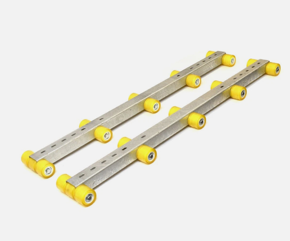 Tie Down 4 ft Poly-Roller Bunk Assembly Pair – Galvanized Boat Trailer Rollers