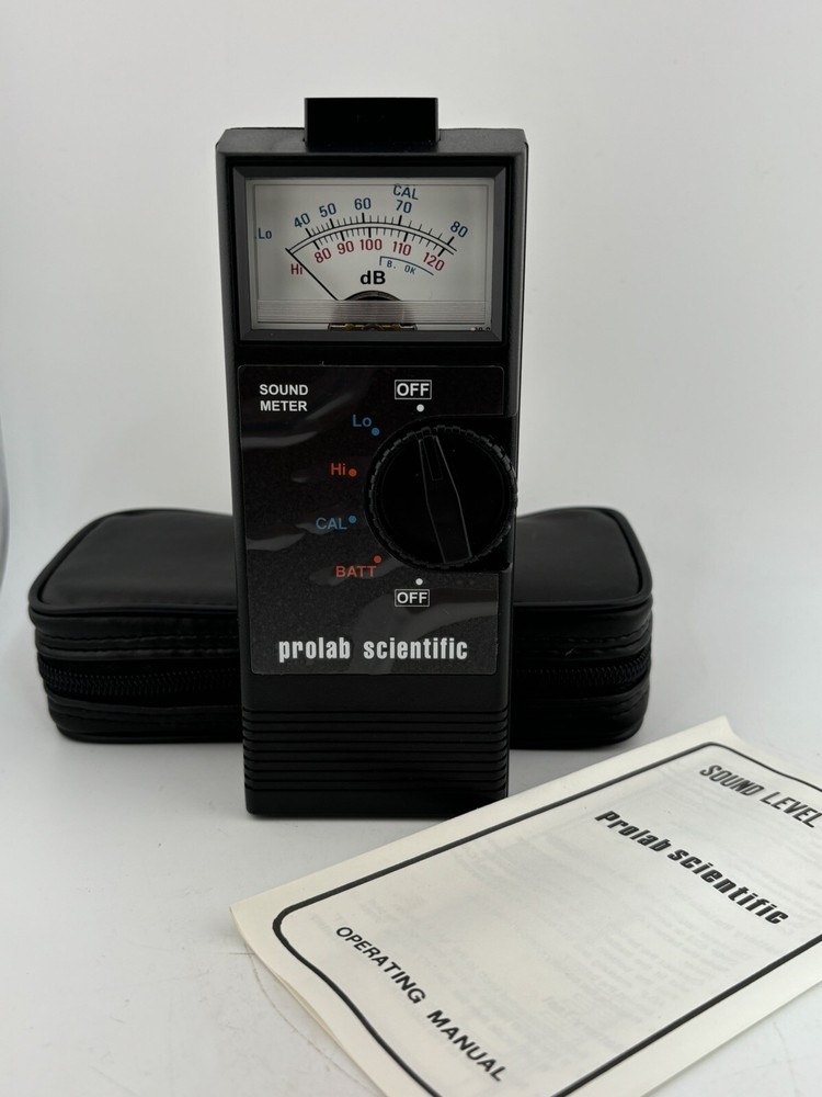 ProLab Scientific Sound Level Meter w/ Case and Manual