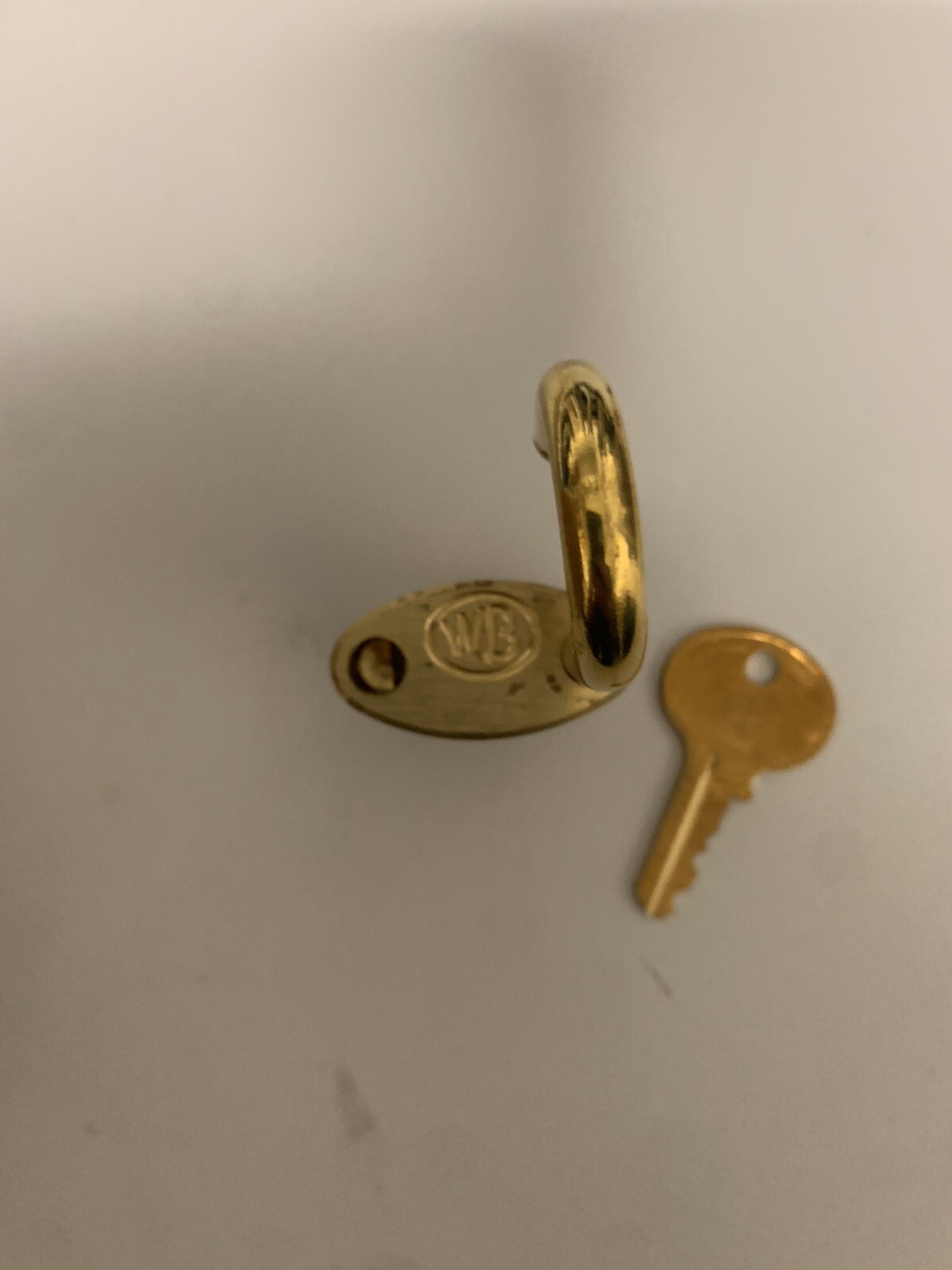 New Wilson Bohannan WB Padlock Brass Lock Heavy Duty w/ 2 KEYS