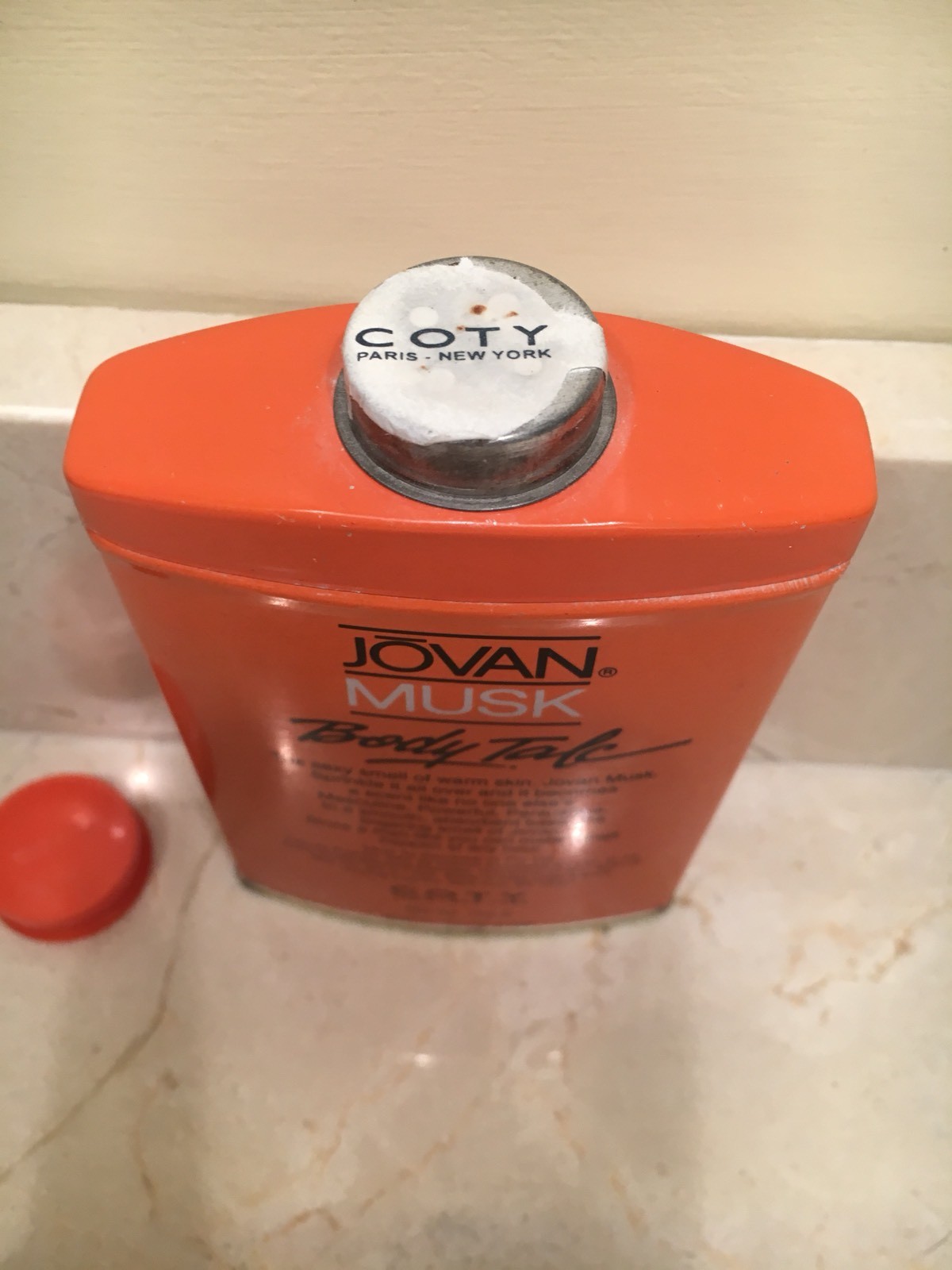 Jovan Musk Body Talc for Men by Coty 100g New Sealed-Vintage Hard to Find