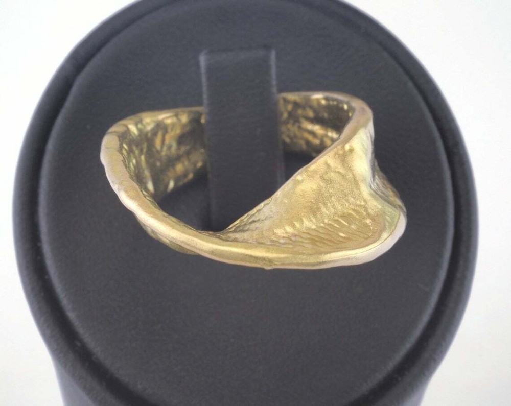 Adjustable Ring Raw brass (19mm 9US inner size - Adjustable ) OZ2745