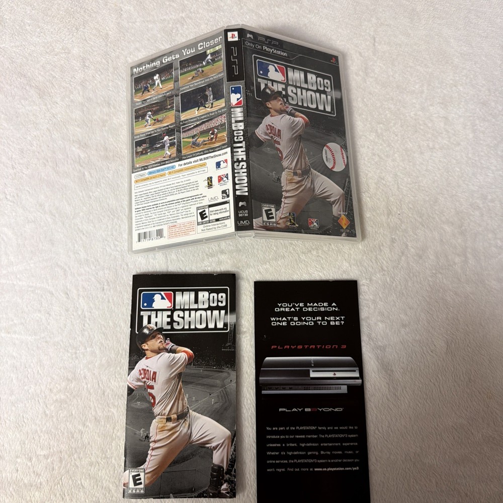 MLB 09 the show PSP Case and Insert only