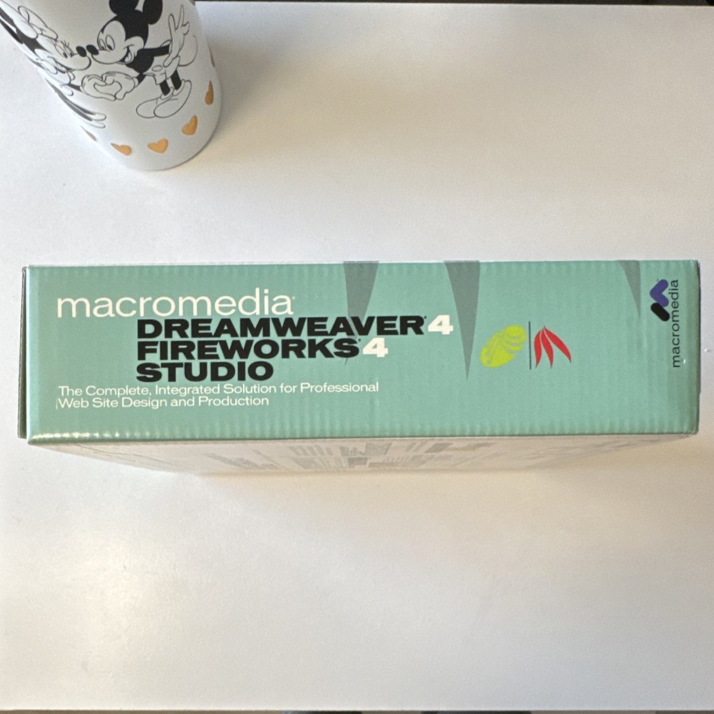 Macromedia Dreamweaver Fireworks Studio 4 Web Design Software for Windows