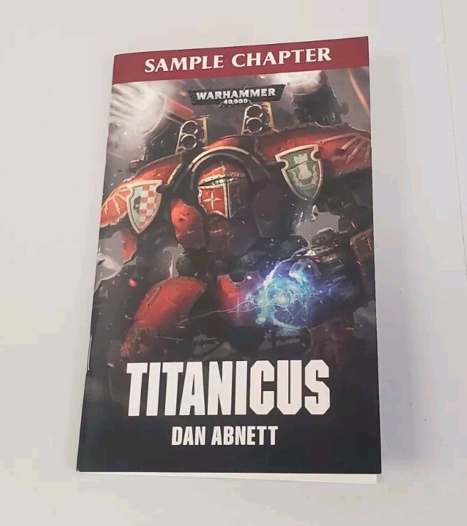 Warhammer 40k Titanicus Sample Chapter Booklet Dan Abnett