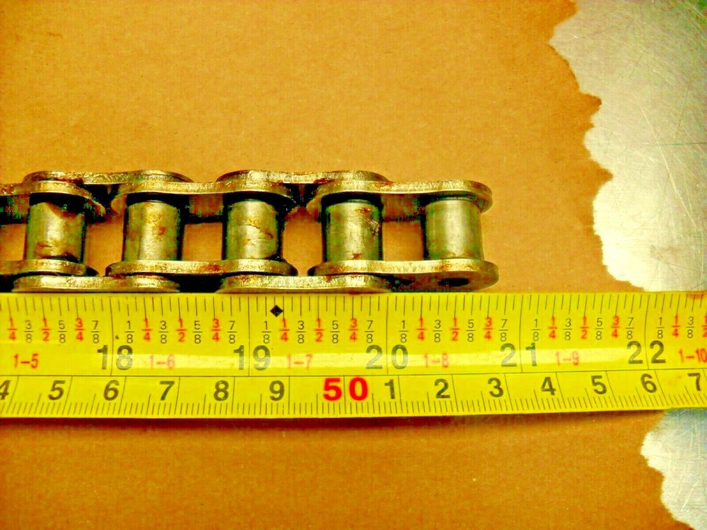 Renold #60 Single Strand Roller Chain Riveted 21" New