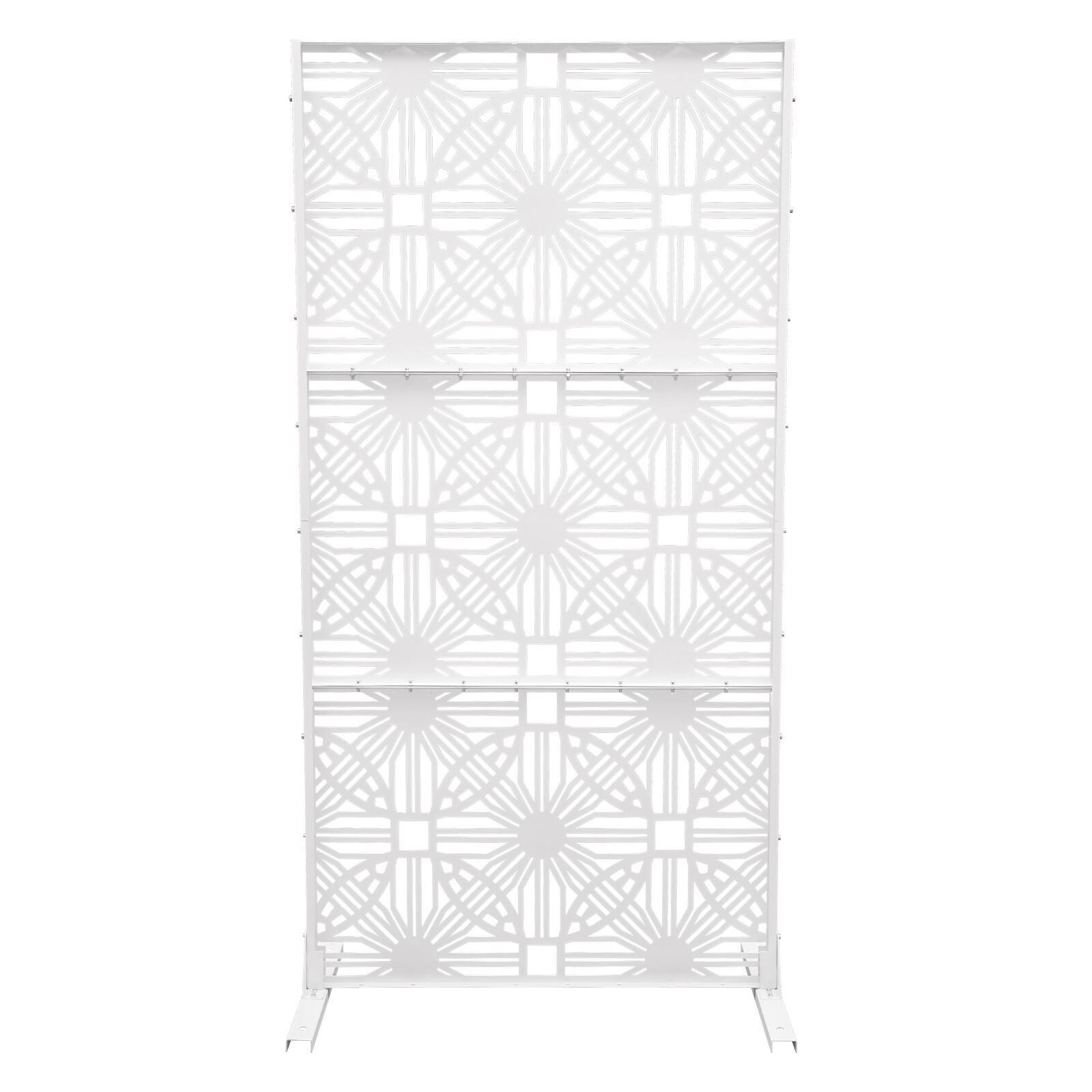 1 Panel Room Divider Screen Room Divider Panel Hollow Out Privacy Metal Screen