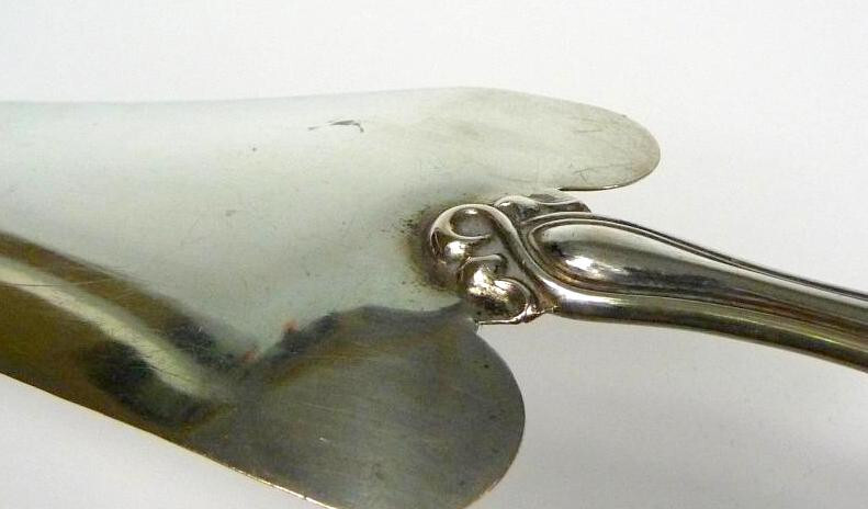 Biedermeier cake lifter Silver about 1850