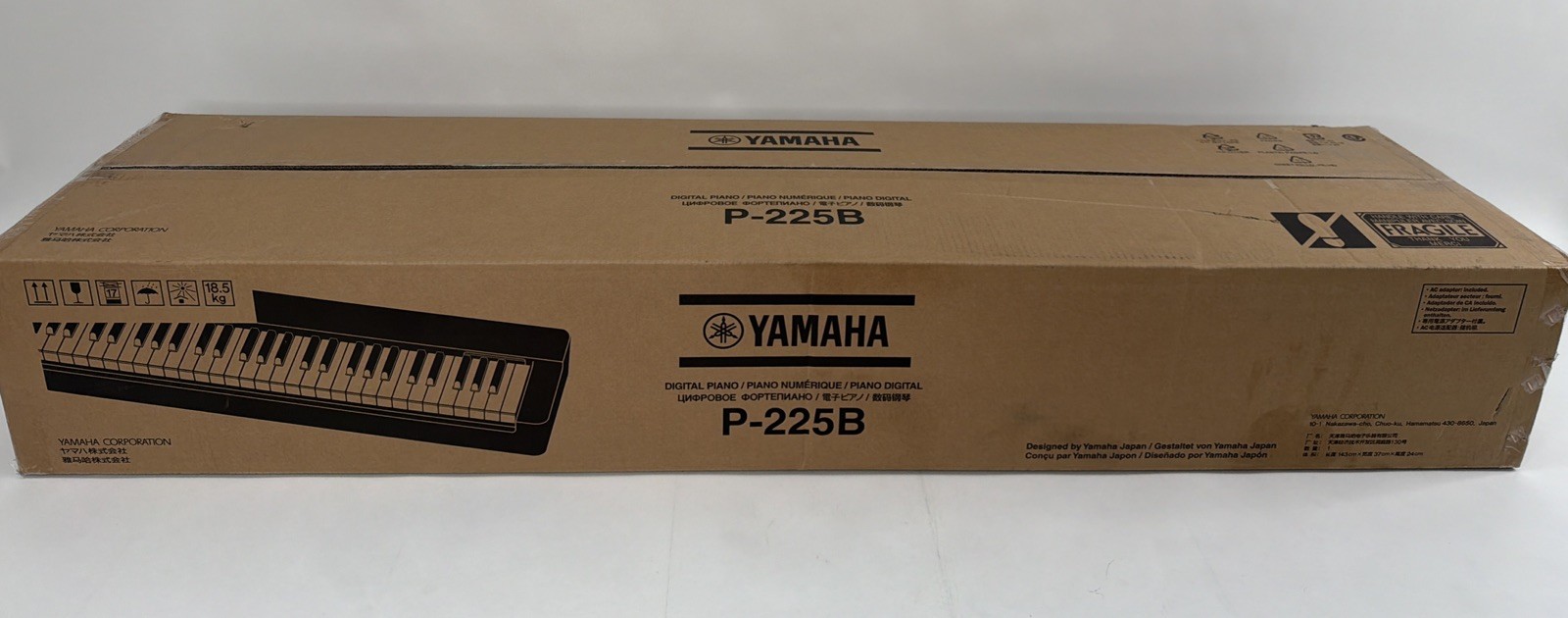 Yamaha P-225B 88-Key Deluxe Digital Piano